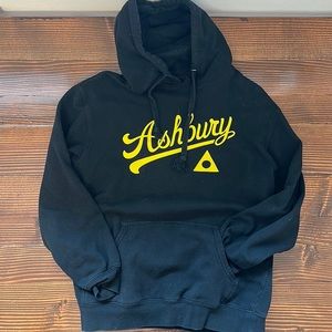 Black Hoodie with Yellow Logo
